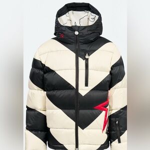 Perfect Moment Navy and White Jacket with Red Trim